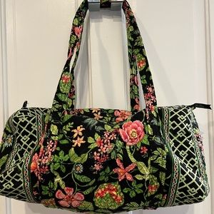 Vera Bradley small travel duffel bag, Botanica print.